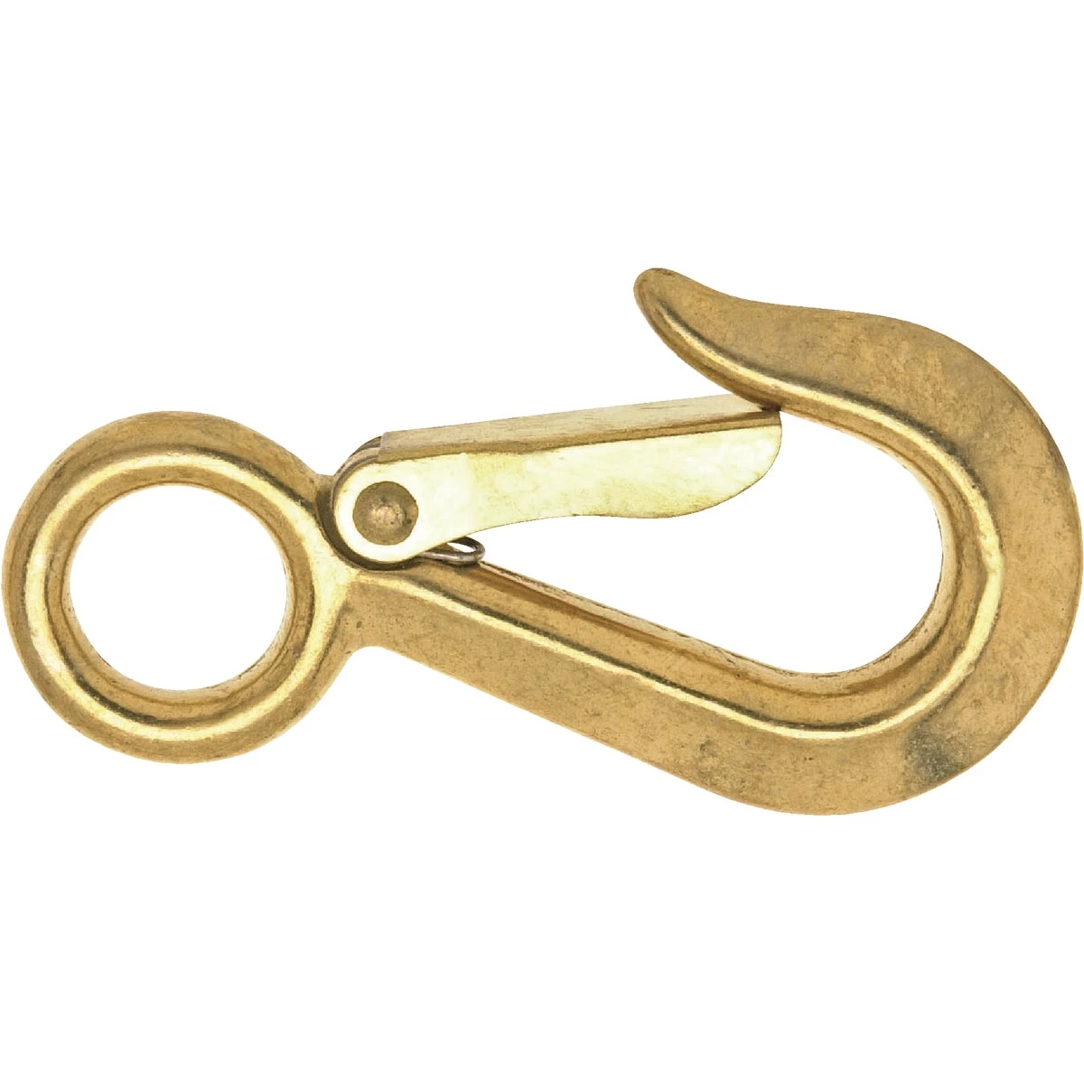 4-1/16 In. Bronze Snap Hook With Round Eye And 140 Lb Load Capacity