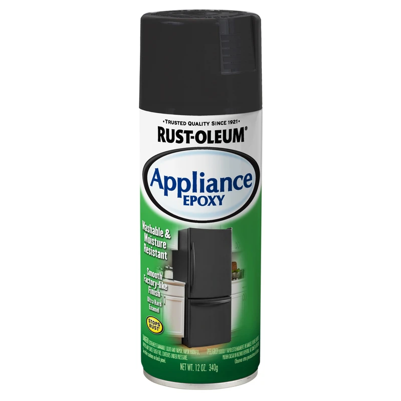 12 Oz. Black Specialty Appliance Epoxy Spray Paint - Durable Finish