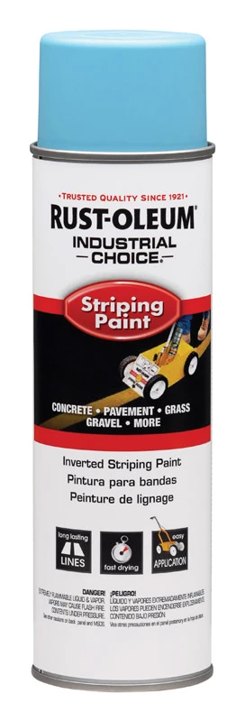 Industrial Choice Blue Striping Spray Paint 17 Ounce Inverted Spray Can