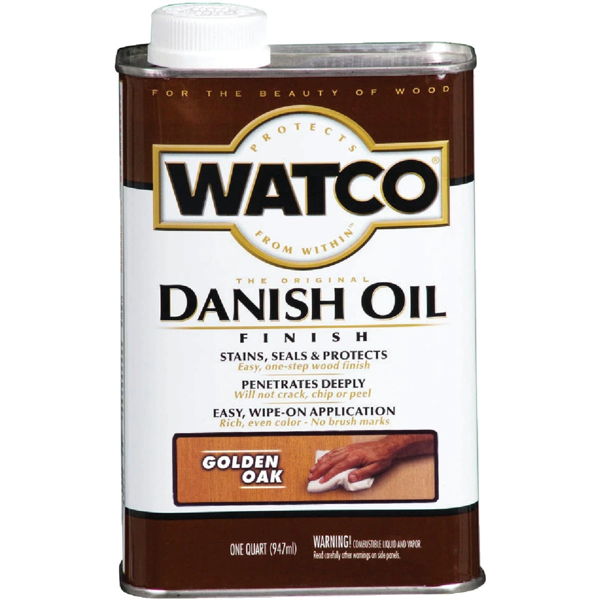 Danish 1 Qt. Low Voc Golden Oak Oil Finish - Interior Stain
