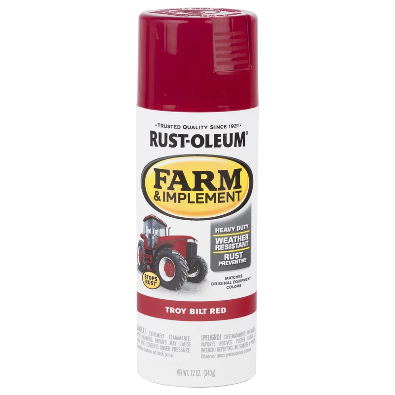 12 Oz. Troy-bilt Red Farm & Implement Spray Paint - Gloss Finish