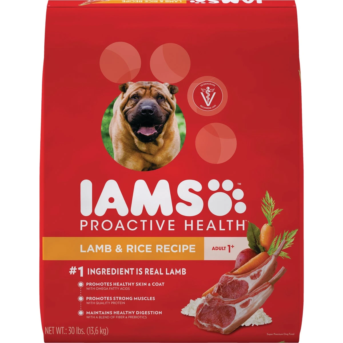 ProActive Dry Dog Food Lamb and Rice Formula 26.2 Pounds