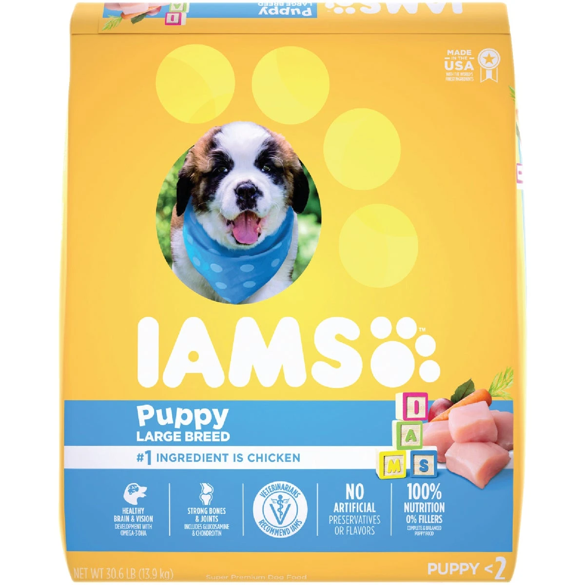 ProActive Large Breed Puppy Dry Dog Food, 30.6 Pounds Bag