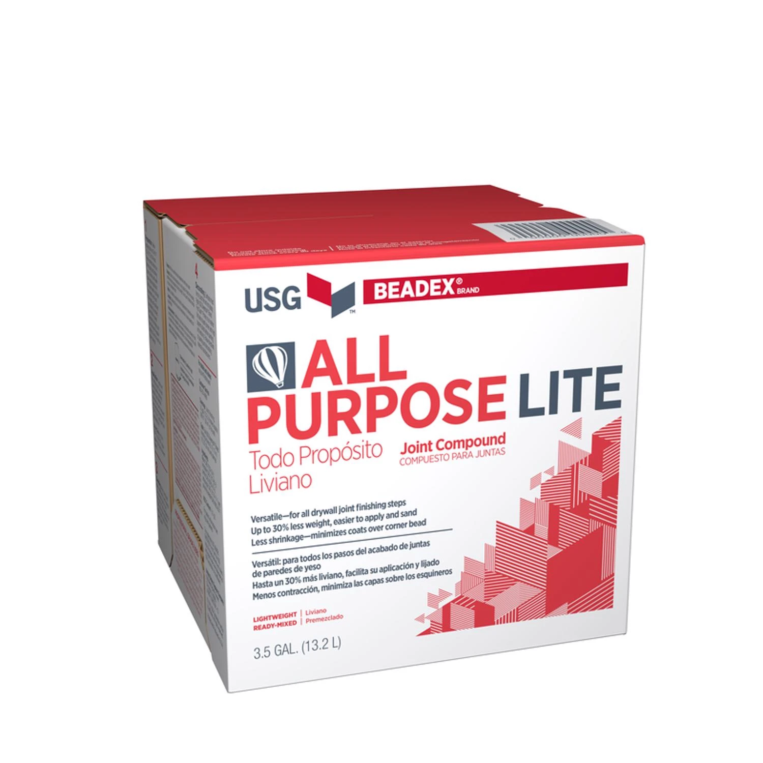 Lite All Purpose Joint Compound, 3.5 Gallons, Ready-Mixed Drywall Finish