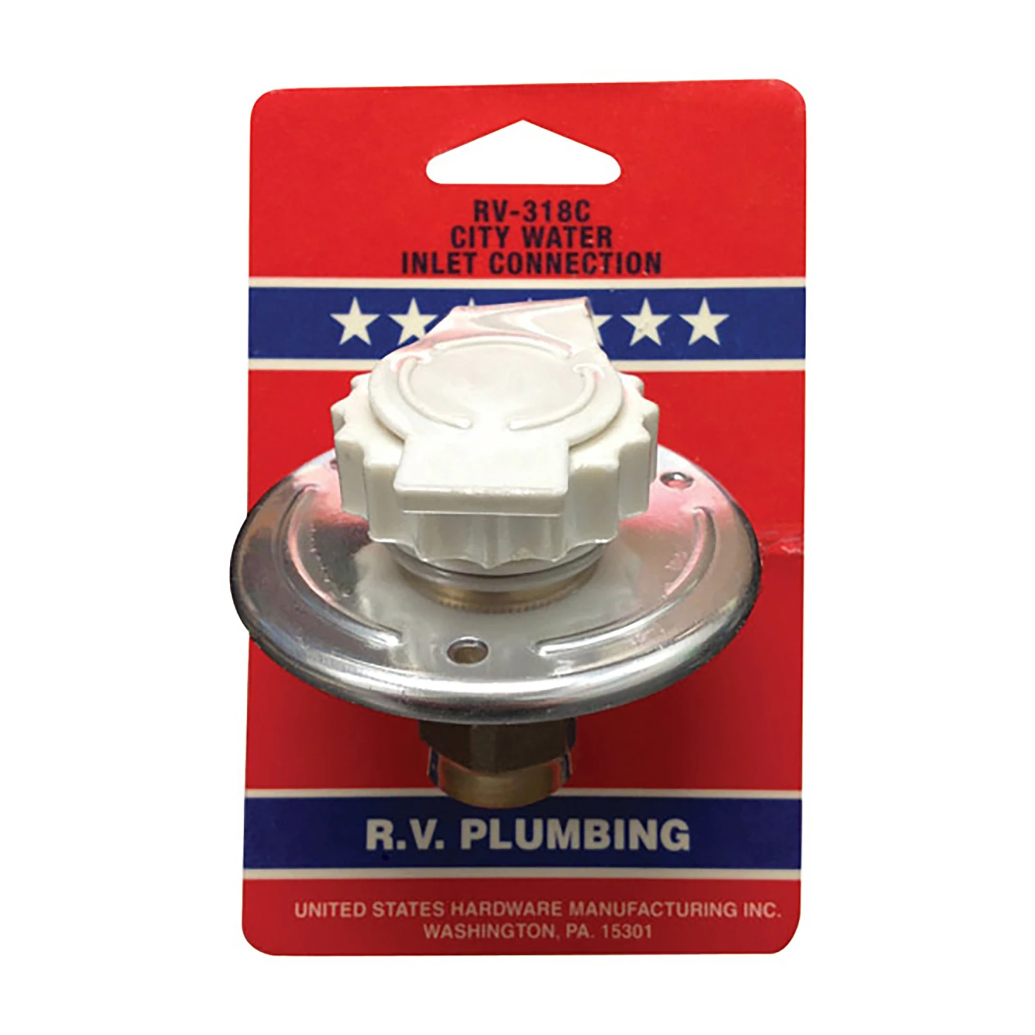 RV City Water Inlet With Backflow