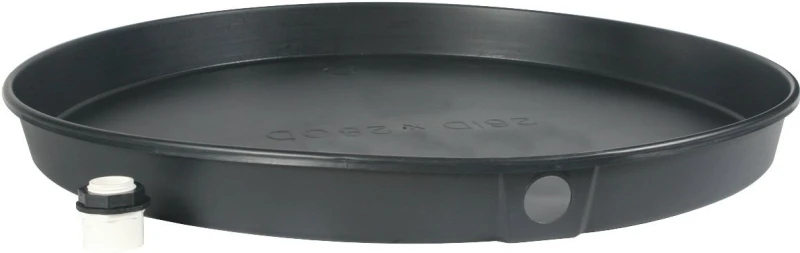 Water Heater Drain Pan With Pvc Fitting, Plastic, 26 X 2.5-inches