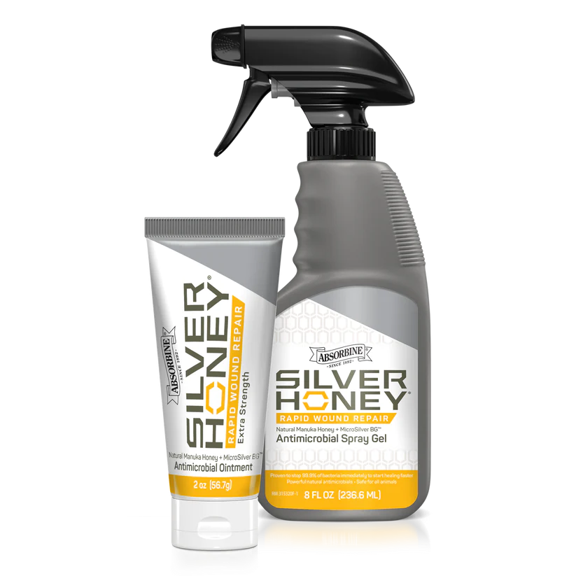 Silver Honey Horse & Animal Rapid Wound Repair Spray Gel, 8 Oz. - Model 430485