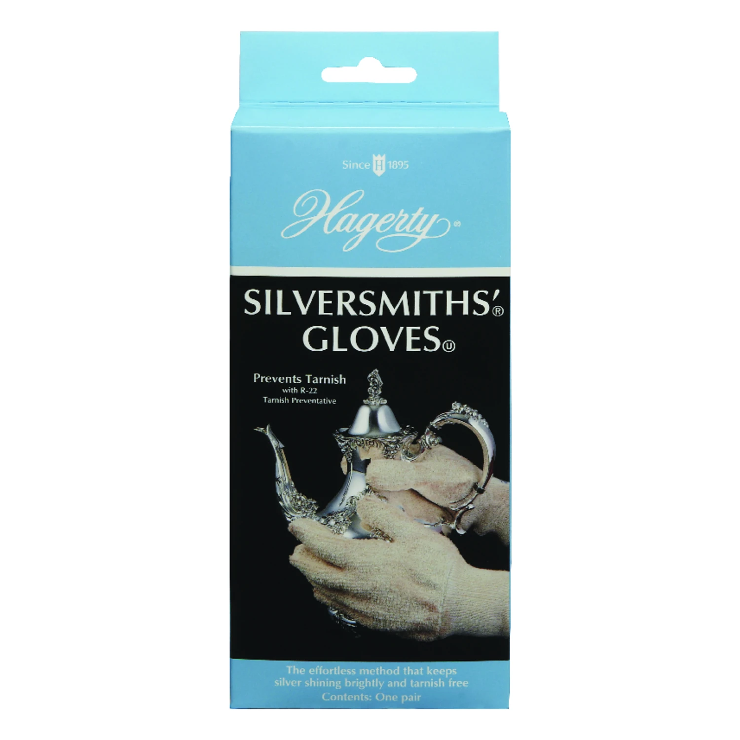 No Scent Silversmiths' Gloves - Heavy Gauge Terry Cloth, 1 Pair
