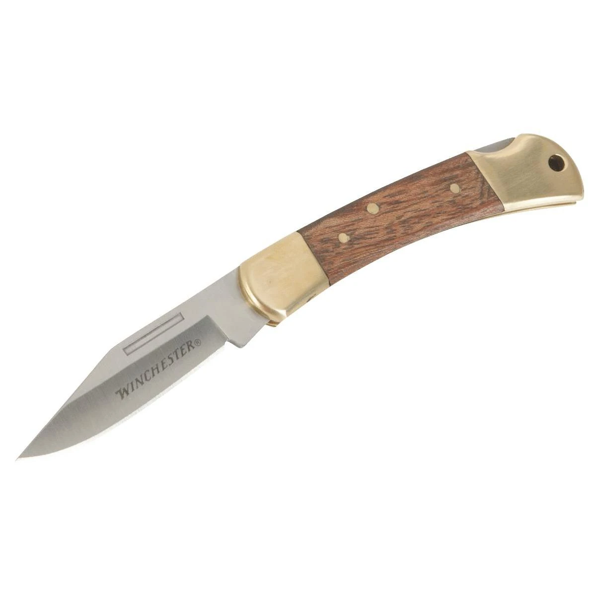 Pocket Knife with Brass Handle and 2.5 Inch Blade