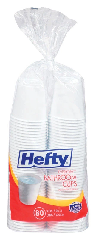 Easy Grip Bathroom Cups, 3-oz., 80-Ct.
