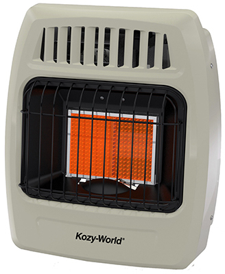 12,000 Btu Vent Free Natural Gas Infrared Wall Heater - Model Kwn211