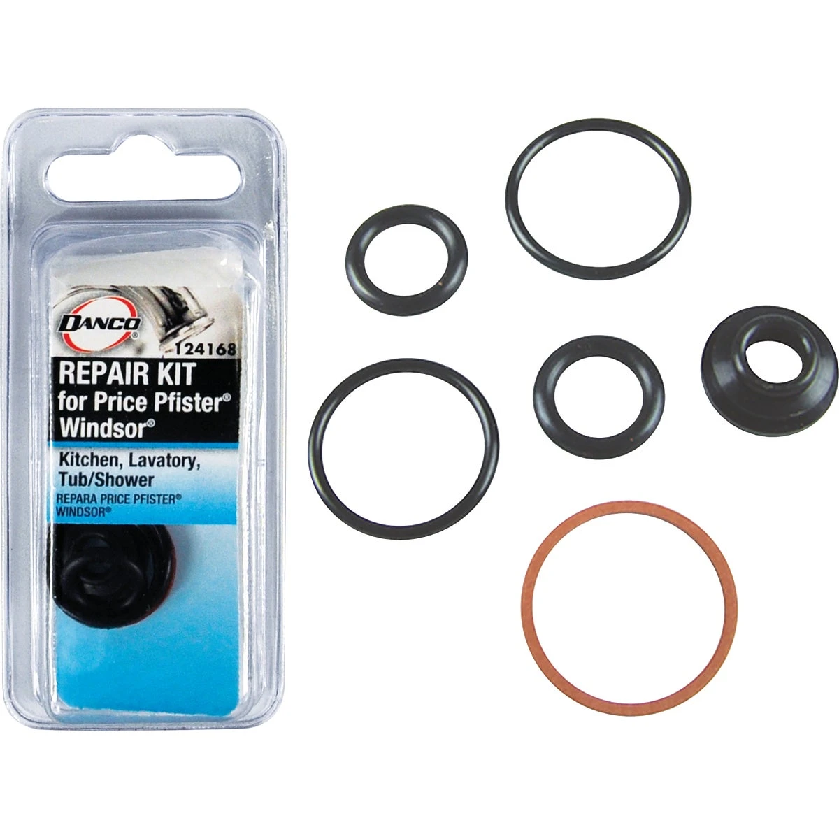 Price Pfister Lavatory Rubber Faucet Repair Kit - Model 9d00124168