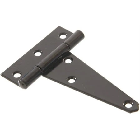851946 6-inch Heavy T-hinge In Black Finish - Durable And Reliable
