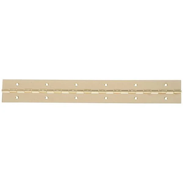 Bright Brass Continuous Hinge 12 X 1.5 Inches Model 851973