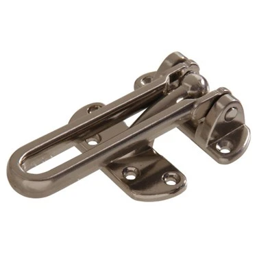 851211 Satin Nickel Door Security Guard For Enhanced Home Safety