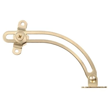 Hillman 851585 Brass Friction Lid Support Left Side For Cabinets And Furniture