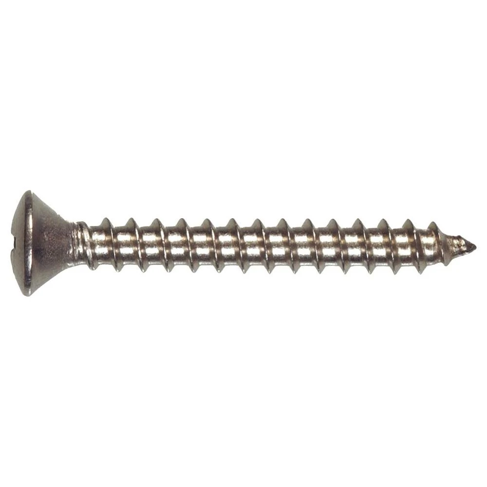 SS Oval Phil Metal Screw 8