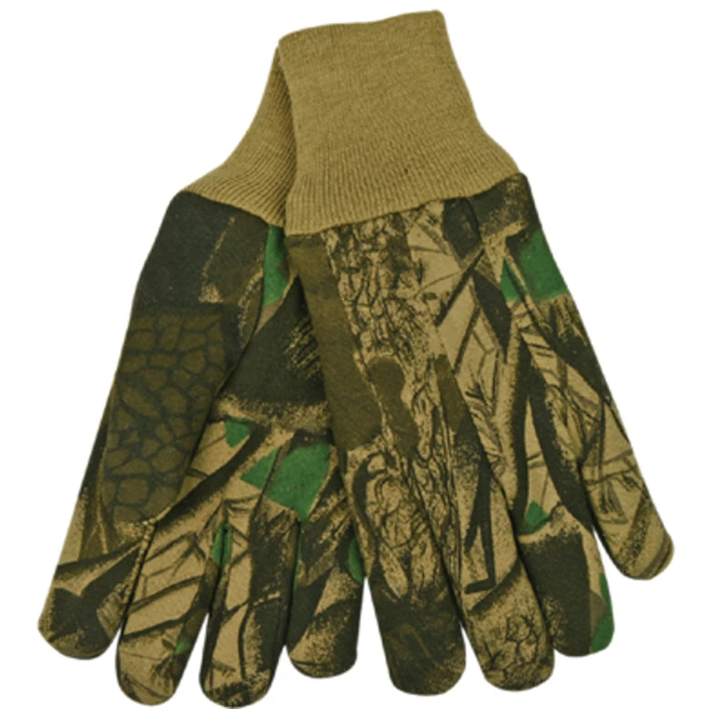 Men's Camouflage Jersey Work Gloves, Large, Model 825-l, 1 Pair