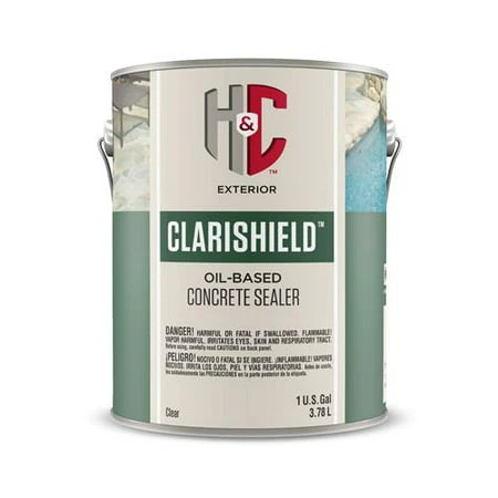 Silicone Acrylic Concrete Sealer, Clear High-gloss, 1-gallon - Model 50.120234