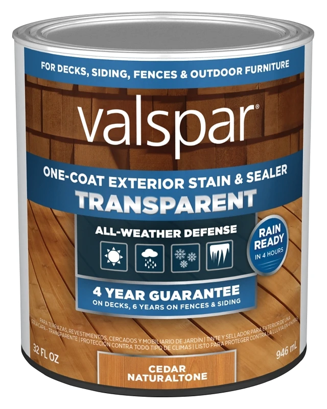 Cedar Naturaltone Transparent Deck Stain And Sealer, 1 Quart