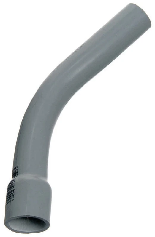 Two and One Half Inch 45 Degree Electrical PVC Elbow with Belled End