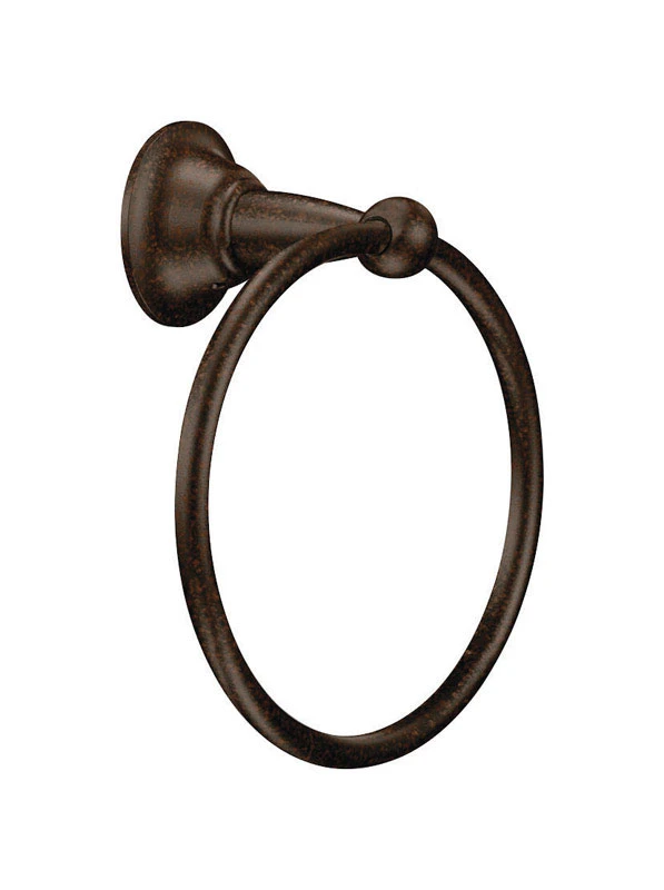 Sage Oil Rubbed Bronze Towel Ring Brass - 7.3 In. H X 6.2 In. W