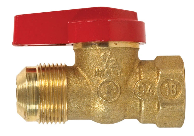 Gas Ball Valve, Forged Brass, 15/16 X 1/2-inch, Csa Certified