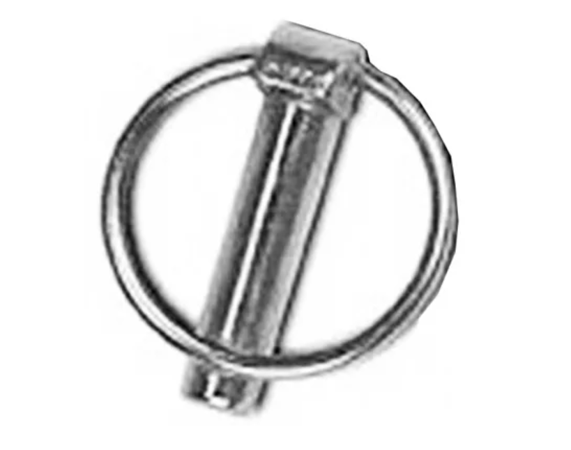 Lynch Pin, Cat 1, Yellow Zinc Plated, 7/16 x 1-1/2 In., 2 In. Length, 2-Pk.
