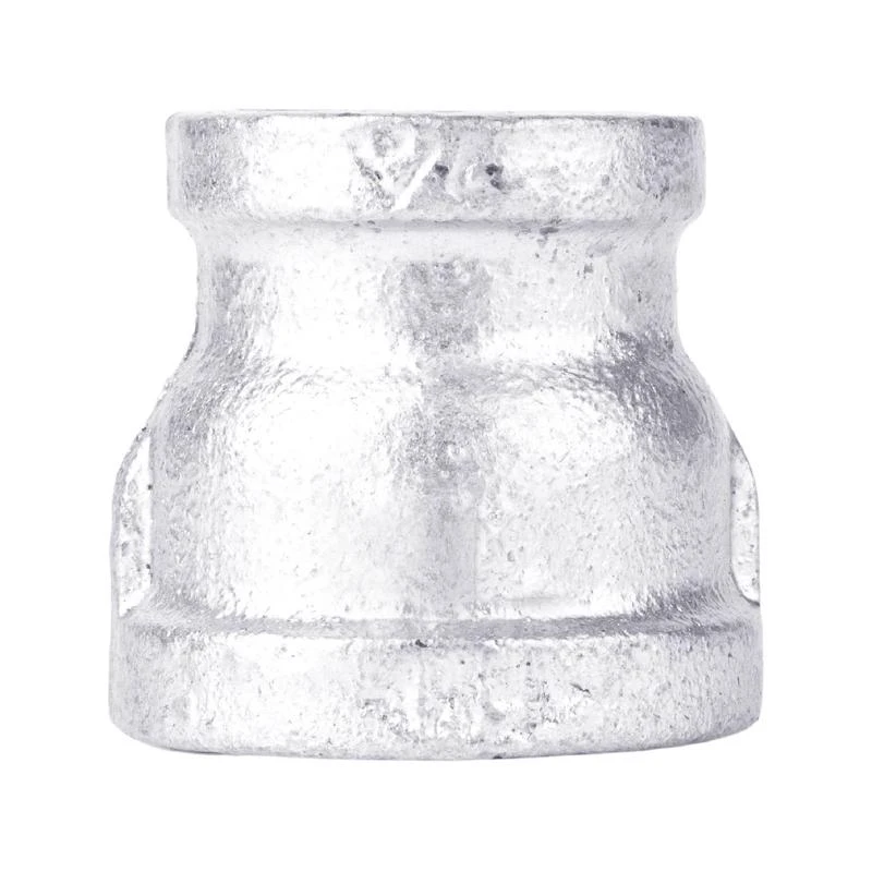 2 In. X 1 In. Fpt Reducing Galvanized Coupling - Malleable Iron
