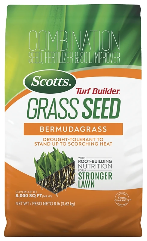 Turf Builder Bermuda Grass Seed Fertilizer Soil Improver 8 Lb