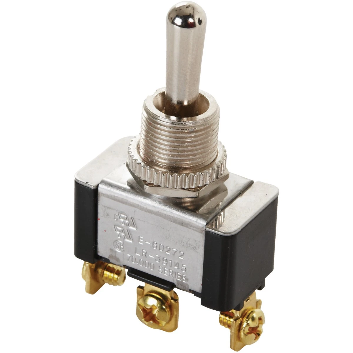 Heavy-duty Spdt Toggle Switch, 20a/125v Ac, 3/4 Hp