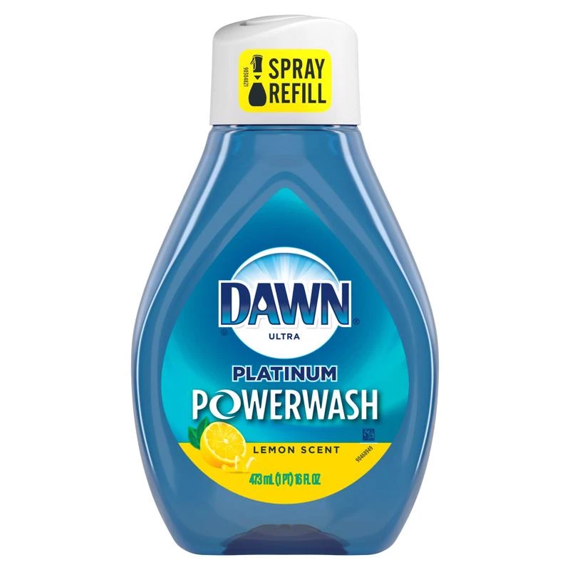 Powerwash Platinum Dish Spray Soap Refill, Lemon Scent, 16 oz.
