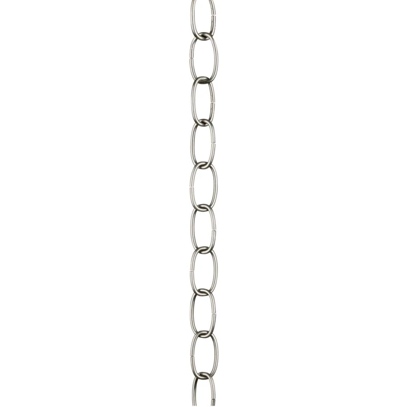 Fixture Chain in Brushed Nickel Finish, 3 Feet Length