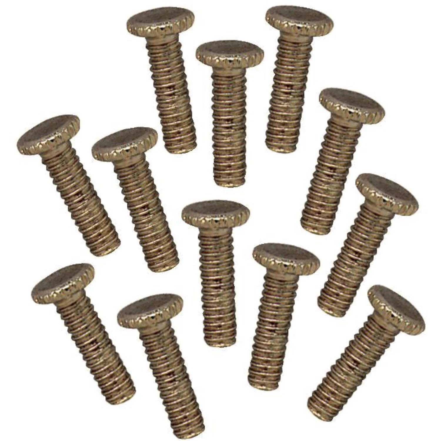 12 Antique Brass 1/2 in. Fitter Screws