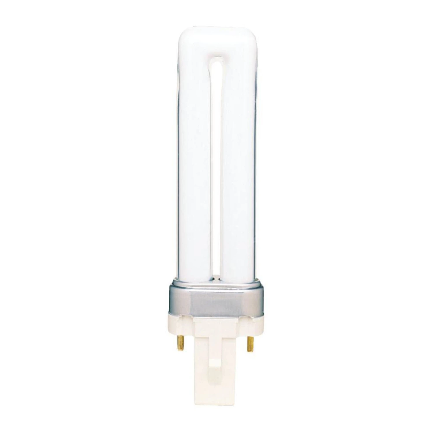 7w Tt Cfl Bulb 5.38 In. L Warm White 2700k G23 Base 400 Lumens 1 Pk