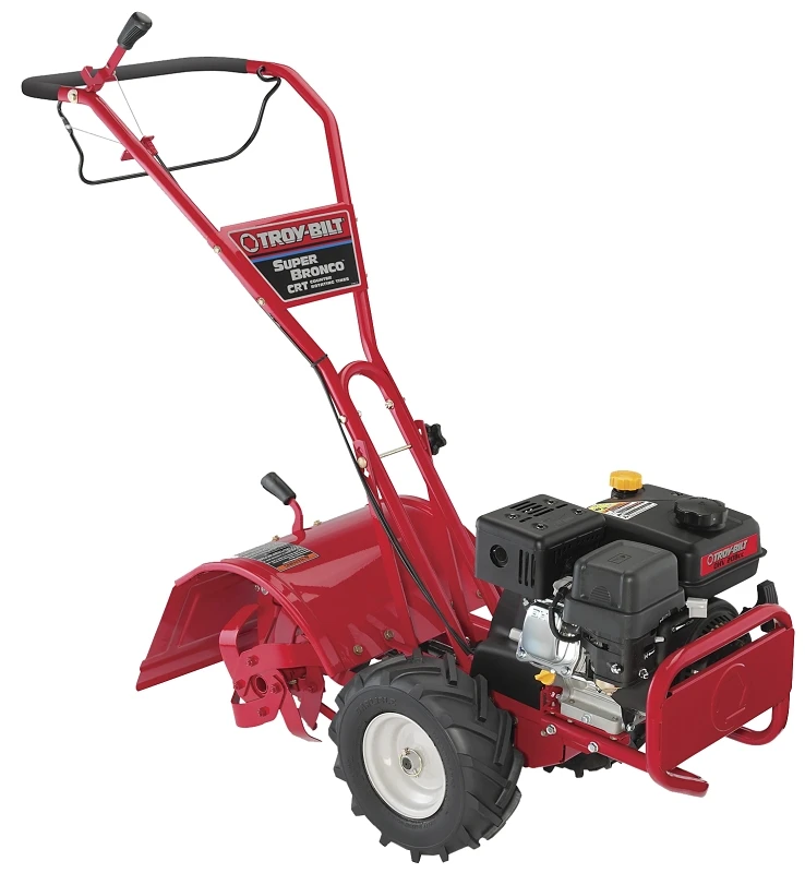 Super Bronco Rear Tine Tiller With 208cc Engine And Adjustable Depth