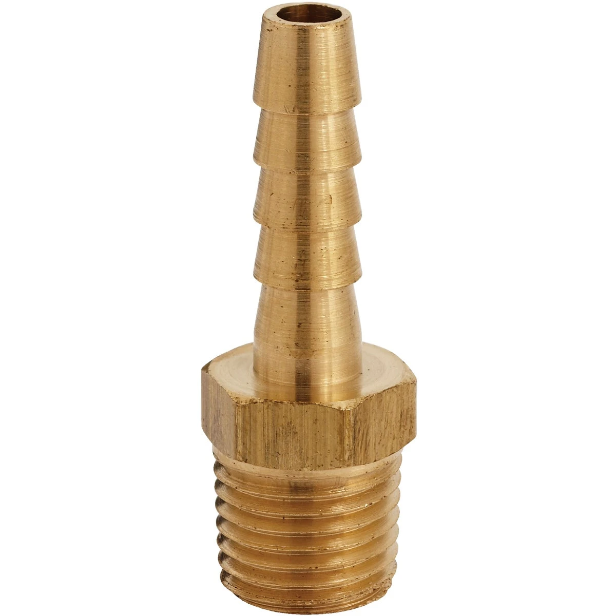 Hose End Fitting, 1/4 x 1/4-In. MNPT, 2-Pk.