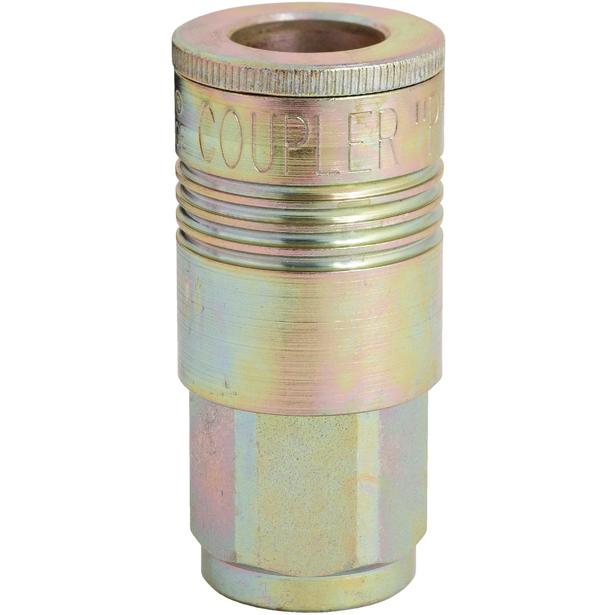 P-style 1/4 In. Fnpt Heavy-duty Steel Coupler With 8 Locking Balls
