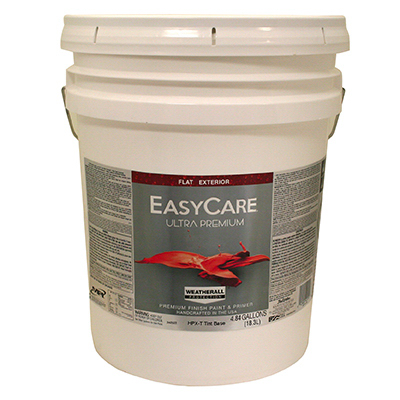 Ultra Premium Exterior Latex Paint, Flat Tint Base, 5-gallon Container