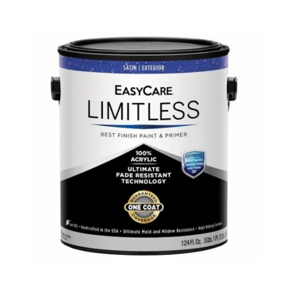 Limitless WeatherAll Exterior House Paint & Primer, Tudor Brown Satin Acrylic Latex, 1 Gallon