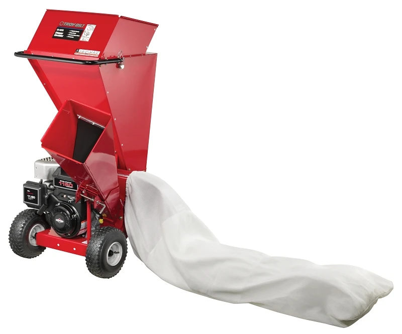 250cc Gas Wood Chipper/shredder With 3" Capacity And 5 Bushel Bag