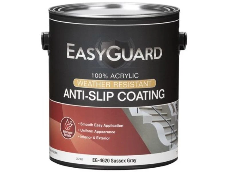 Anti-Slip Floor Coating Sussex Gray Flat Acrylic 1 Gallon