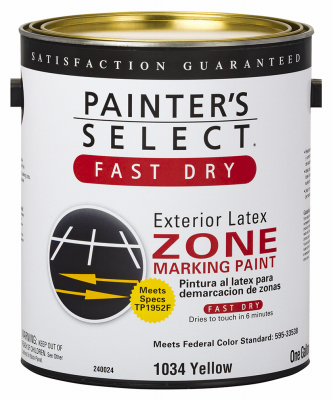 1 Gallon Yellow Flat Latex Zone Marking Paint - Model 240024