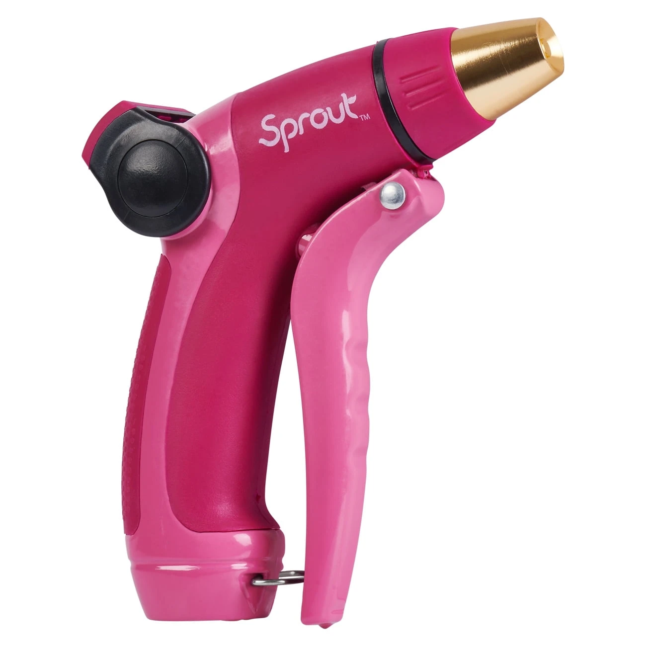 Sprout Front Trigger Adjustable Hose Nozzle in Red Color