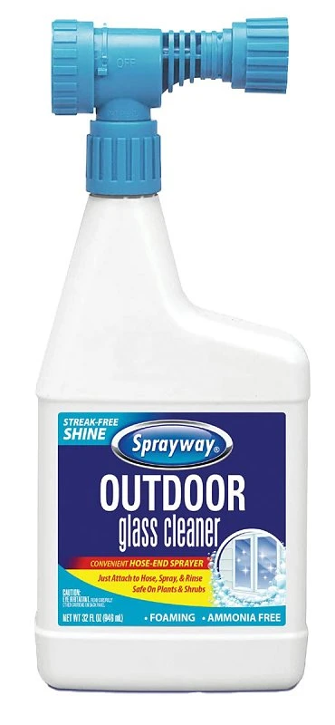 32 Oz. Outdoor Glass & Surface Cleaner With Hose Attachment