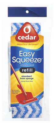 O-Cedar Easy Squeeze 11.1 in. L Sponge Mop Refill 1 pk