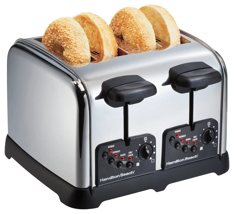 Classic Stainless Steel 4-slice Toaster With Sure-toast Technology