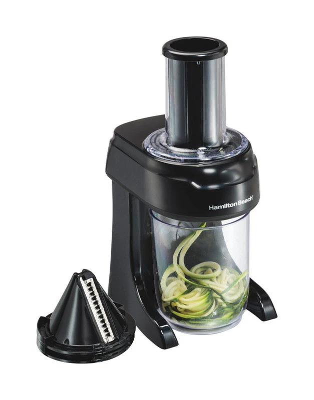 Electric 3-In-1 Food and Vegetable Spiralizer with Multiple Blade Attachments