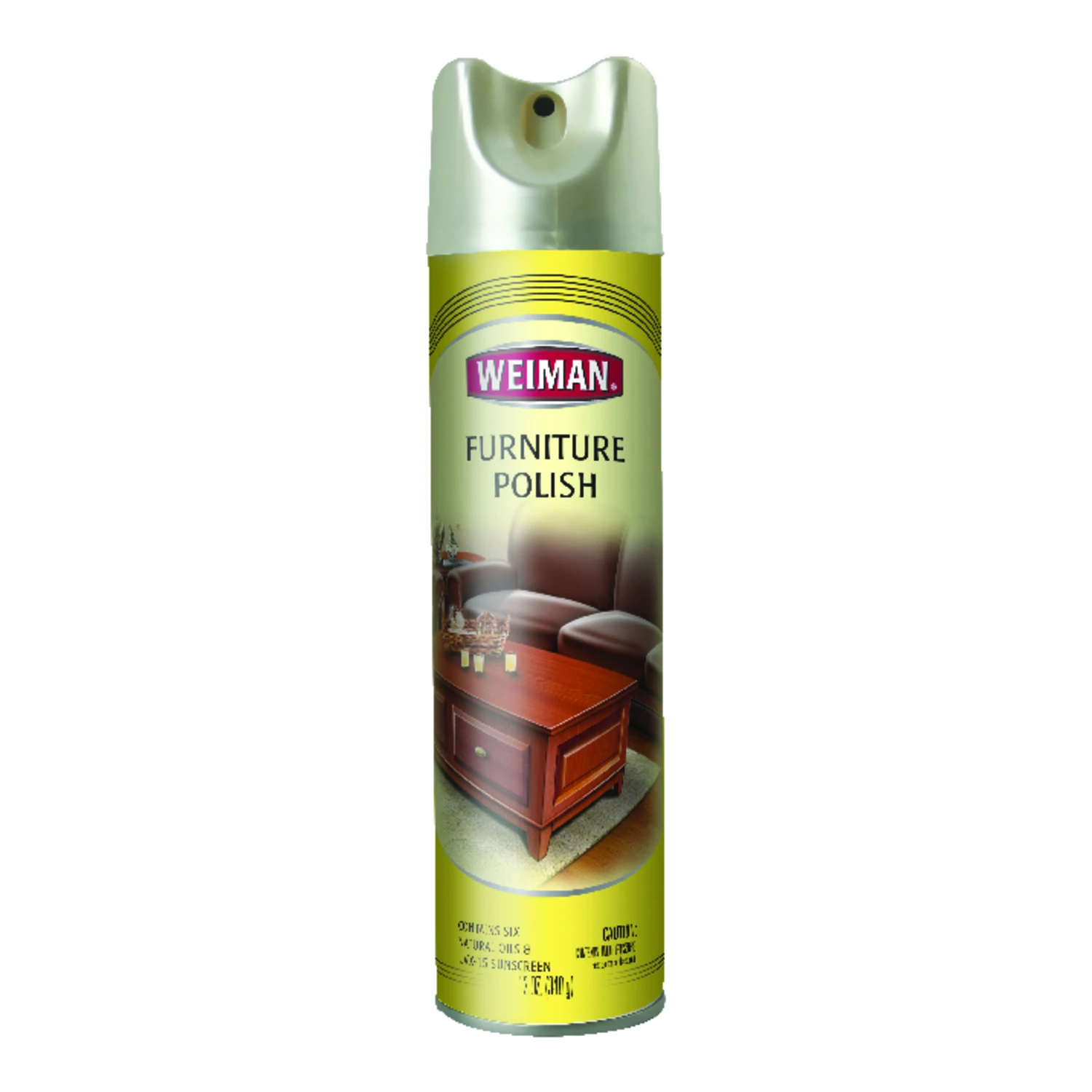 Lemon Scent Furniture Polish 12 Oz Aerosol Spray With Uvx-15 Protection