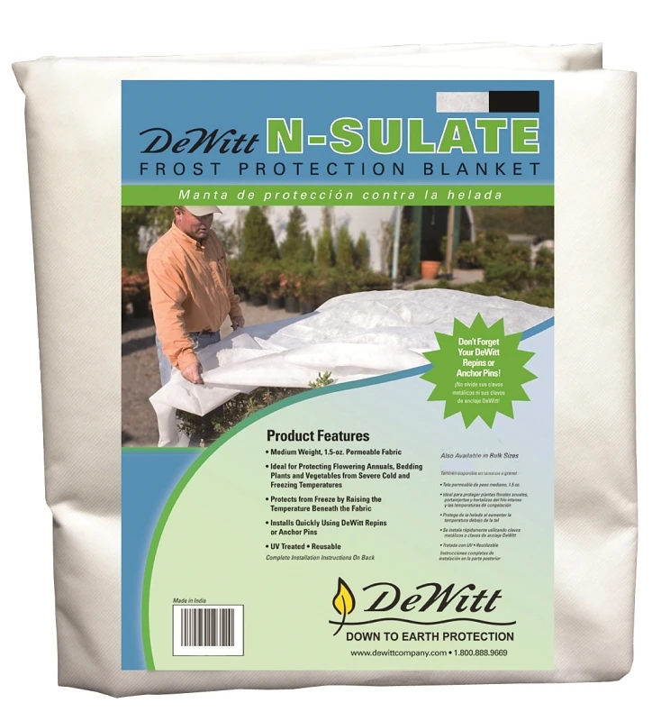 N-sulate Plant Fabric, 1.5 Oz, 12' X 10' Frost Blanket